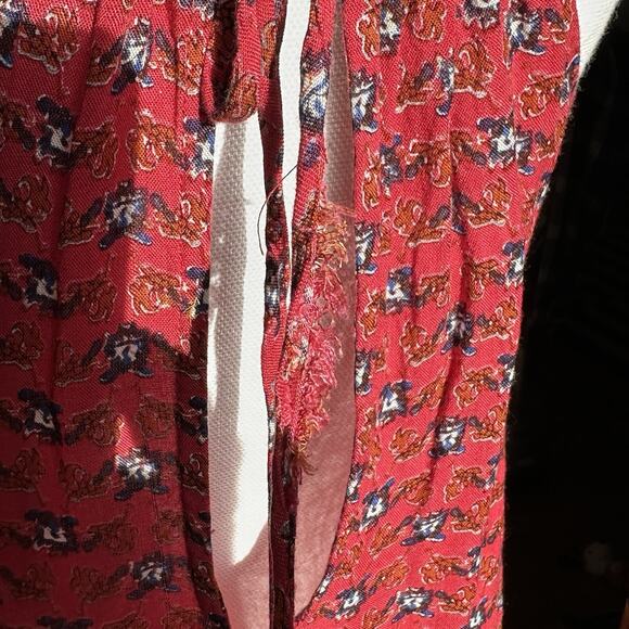 Braeve sz Small Bohemian Sleeveless Dress Sundress Women’s Red - Picture 4 of 8